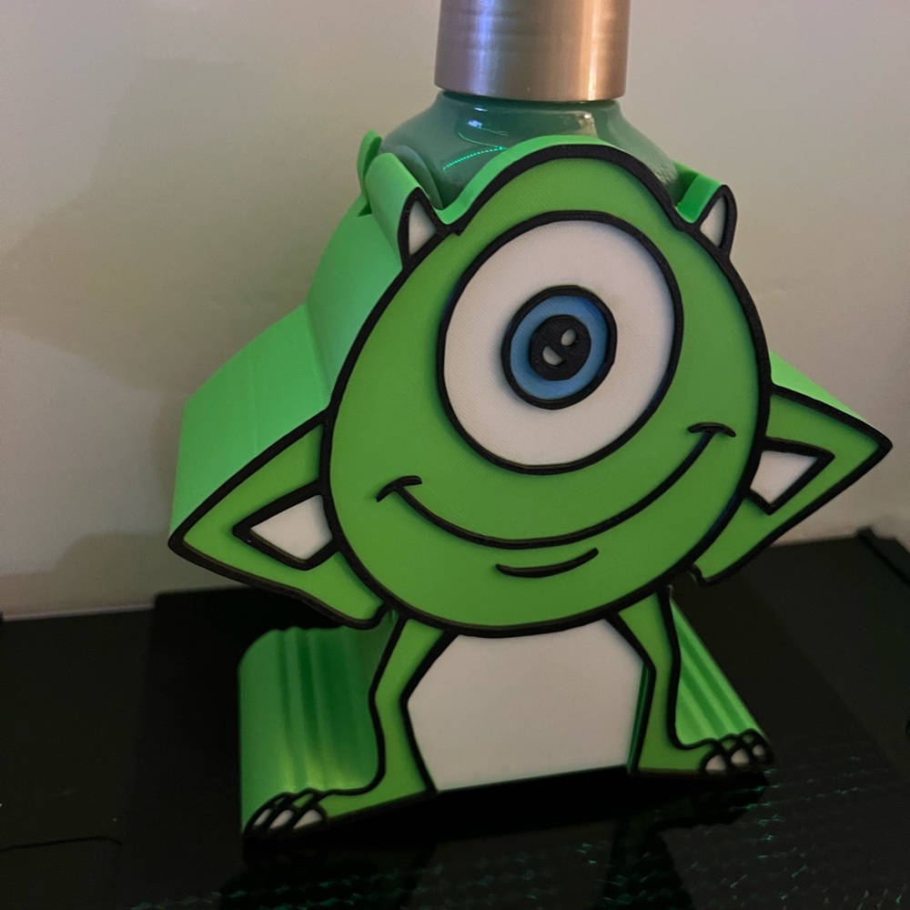 Custom design- Monster Inc Mike Wazowski bath and body works soap holder - Picture 3 of 4